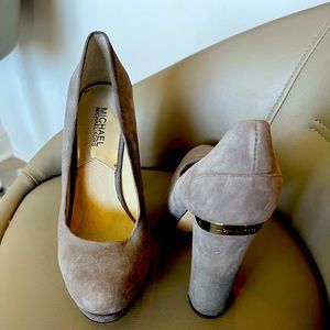 Michael Kors Grey Suede Heels